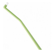 spazzolino monociuffo con manico ad angolo